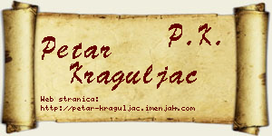 Petar Kraguljac vizit kartica